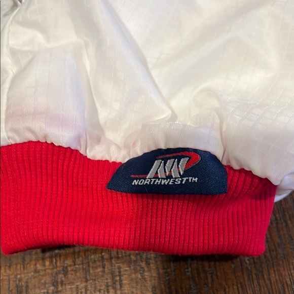 White and Red Waist Bag with Logo - Picture 2 of 3